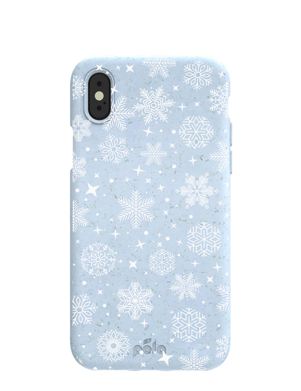 Powder Blue Let it Snow iPhone X Case