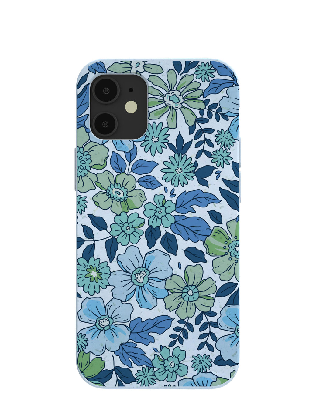 Powder Blue Liberty Florals iPhone 12 Mini Case