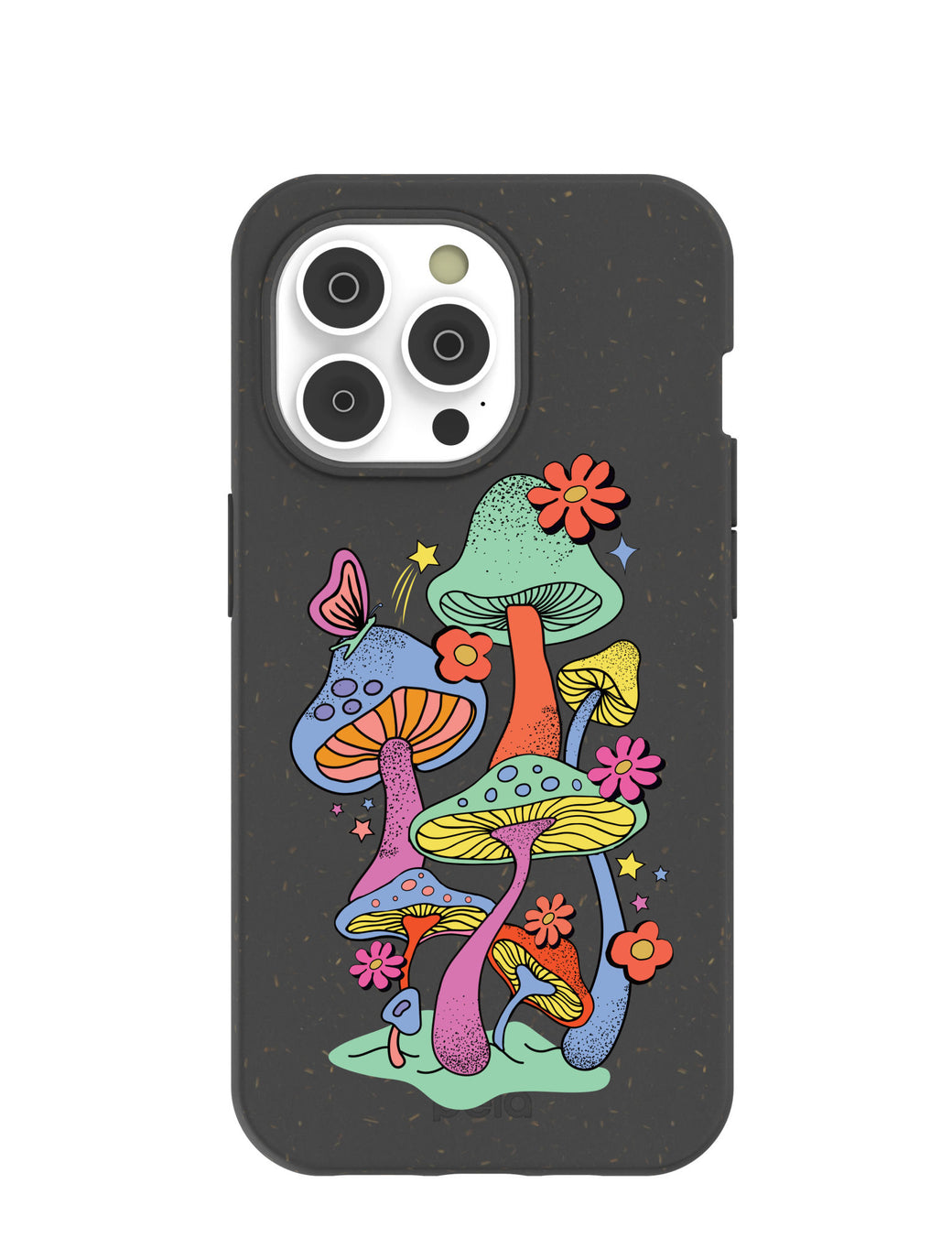 Black Magical Forest iPhone 14 Pro Case with MagSafe Module