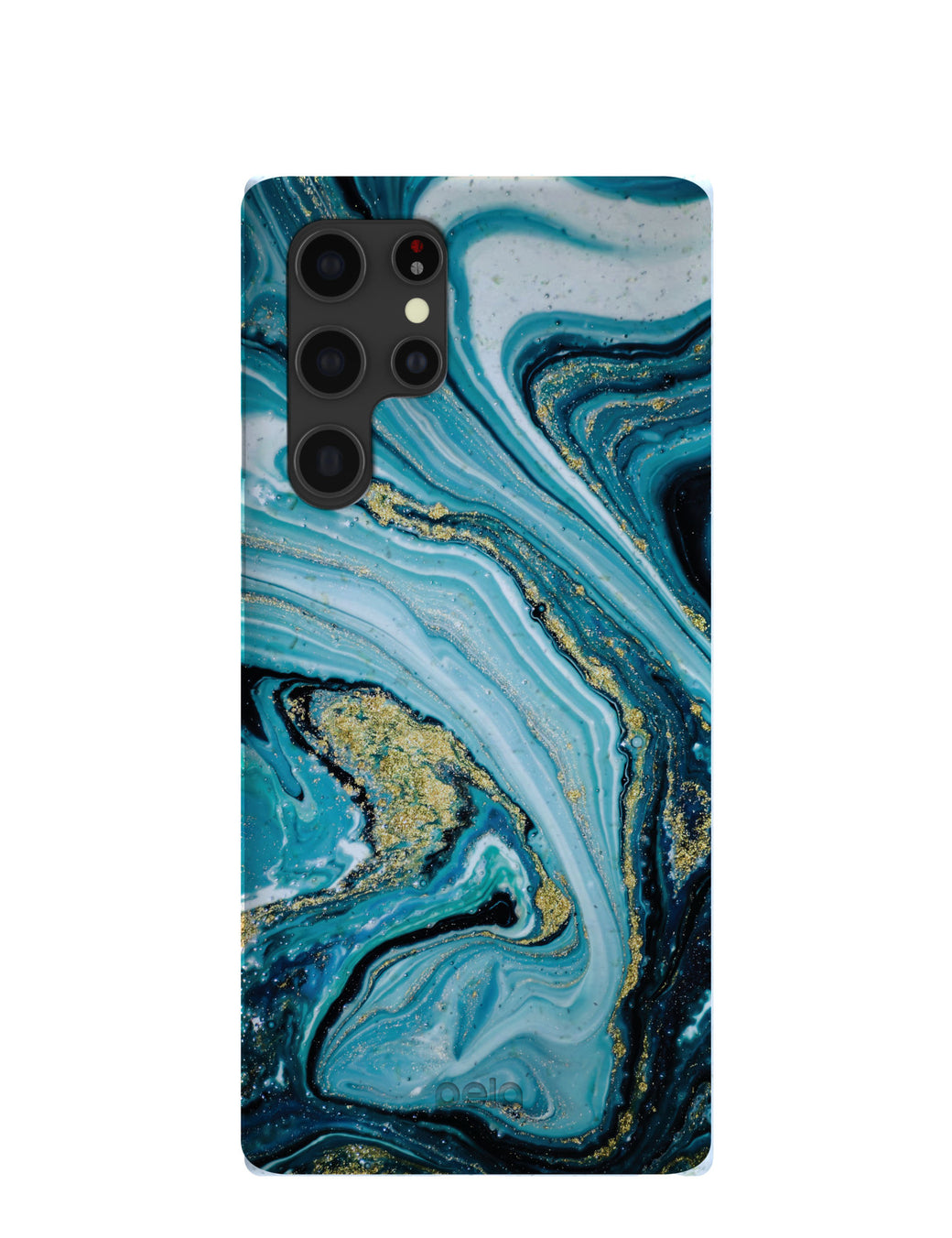 Powder Blue Marble Samsung Galaxy S22 Ultra Case