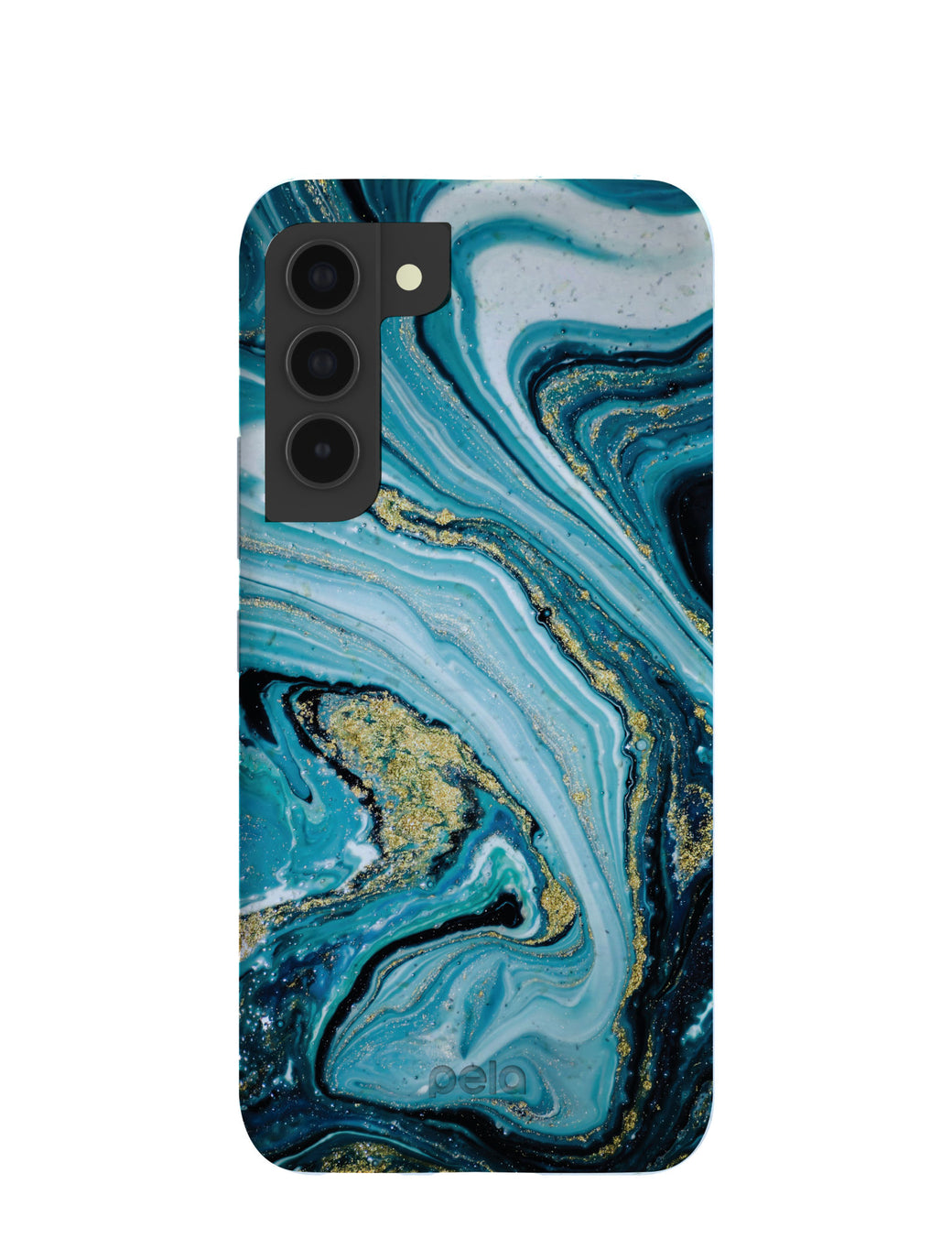 Powder Blue Marble Samsung Galaxy S22 Case