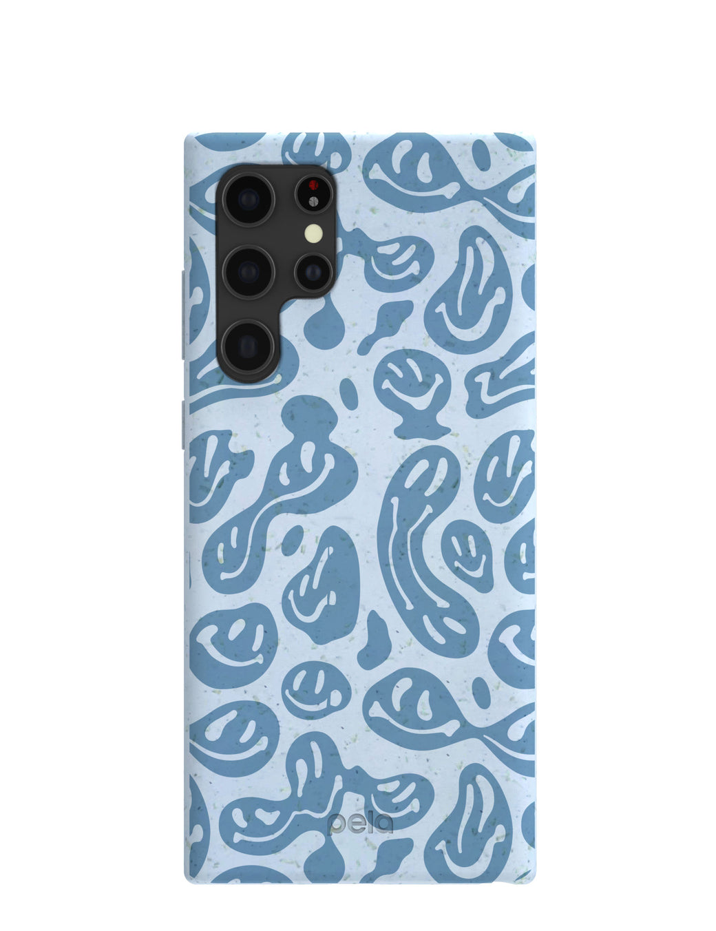 Powder Blue Melting Faces Samsung Galaxy S22 Ultra Case