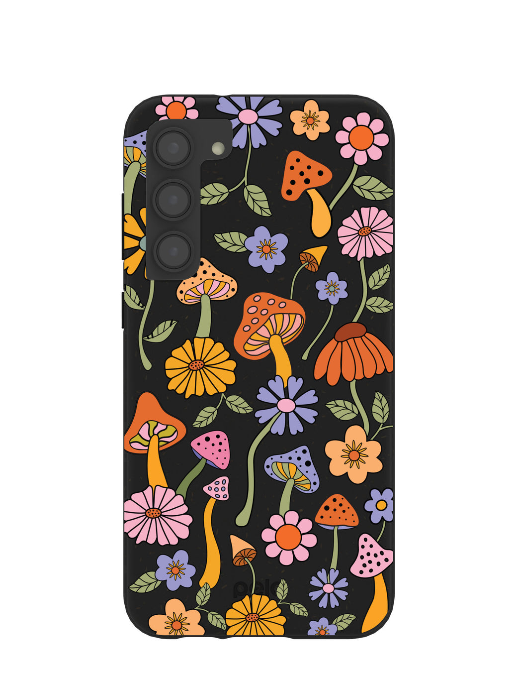 Black Midnight Shrooms Samsung Galaxy S23+(Plus) Case