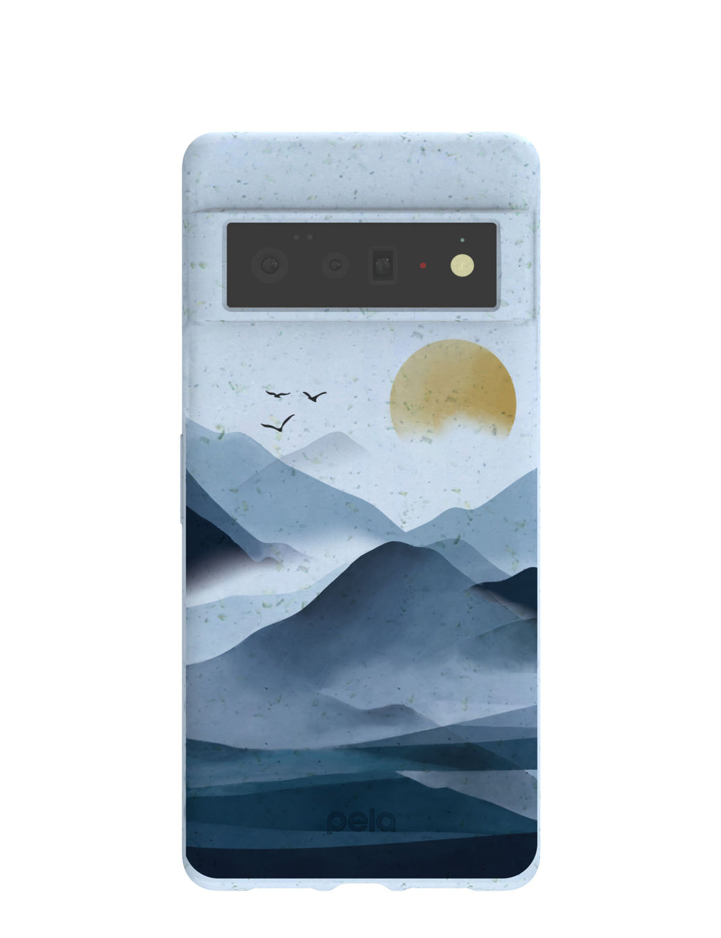 Powder Blue Misty Mountains Google Pixel 6 Pro Case