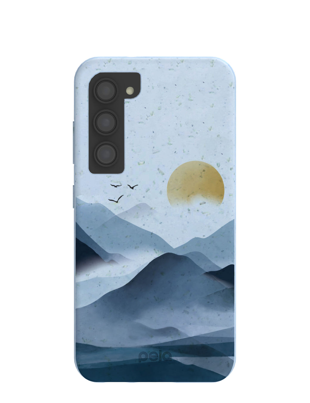 Powder Blue Misty Mountains Samsung Galaxy S23 Case