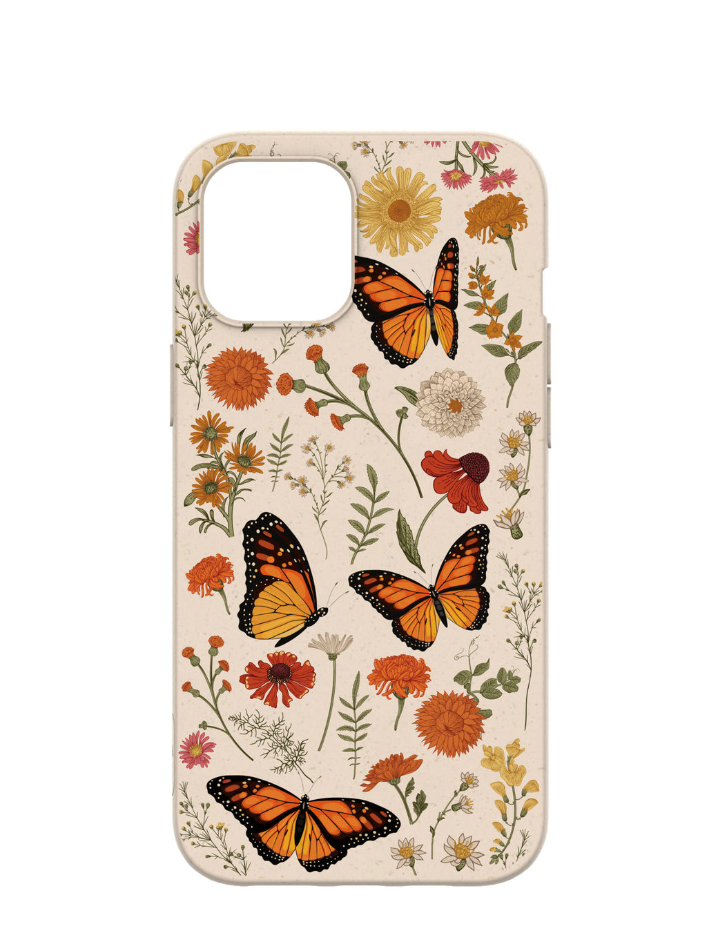 Seashell Monarch Butterfly iPhone 12 Pro Max Case