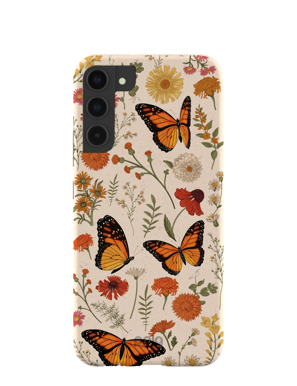 Seashell Monarch Butterfly Samsung Galaxy S22+(Plus) Case