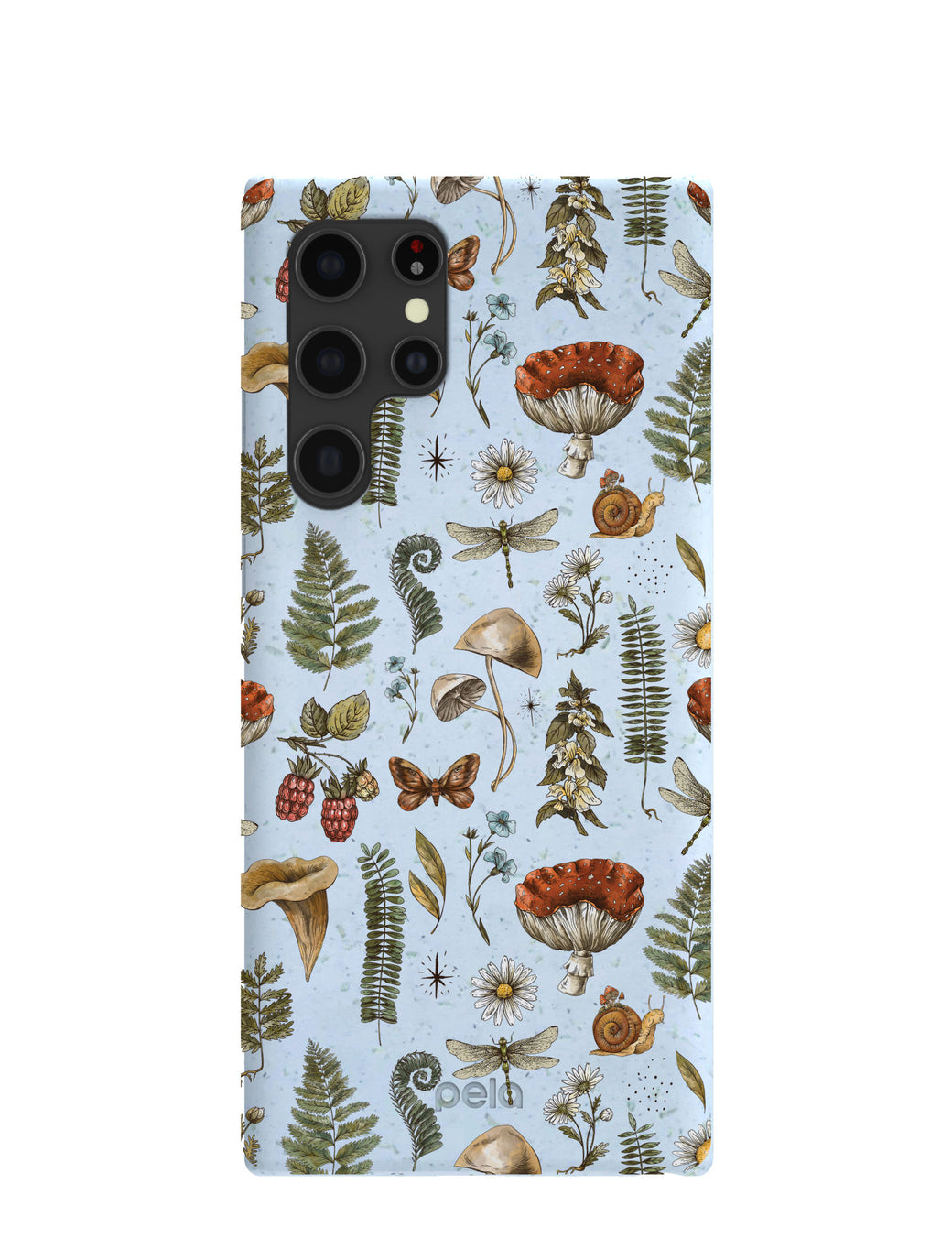 Powder Blue Nature walks Samsung Galaxy S22 Ultra Case