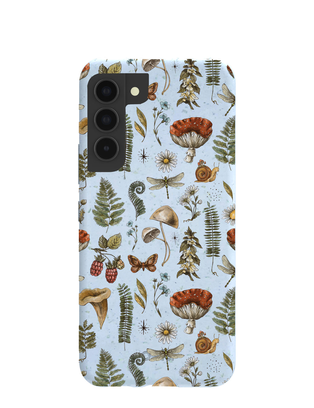 Powder Blue Nature walks Samsung Galaxy S22 Case