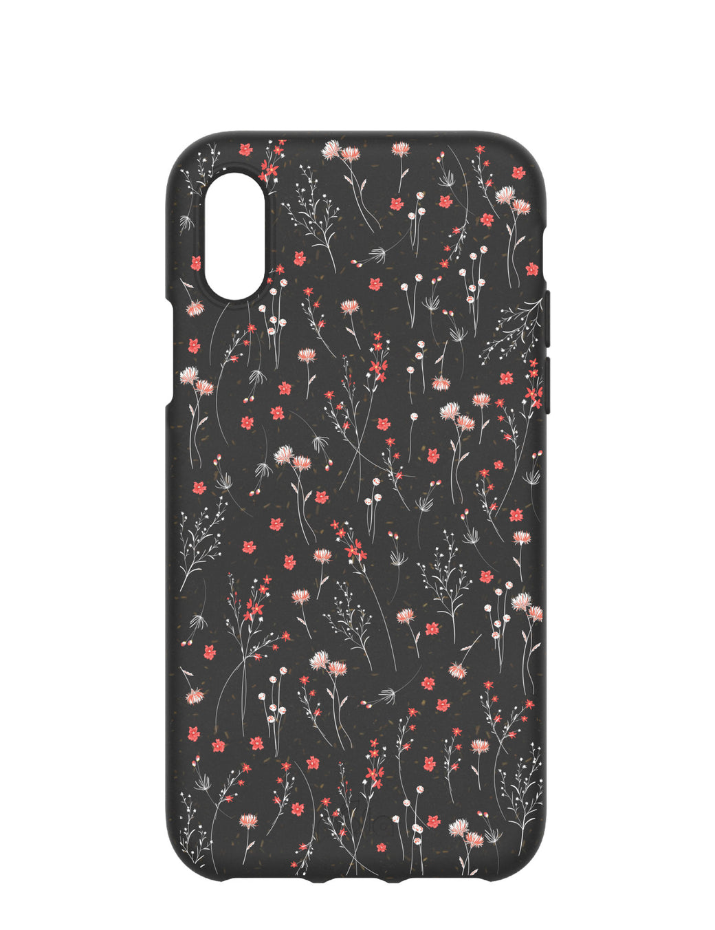 Black Night Garden iPhone X Case