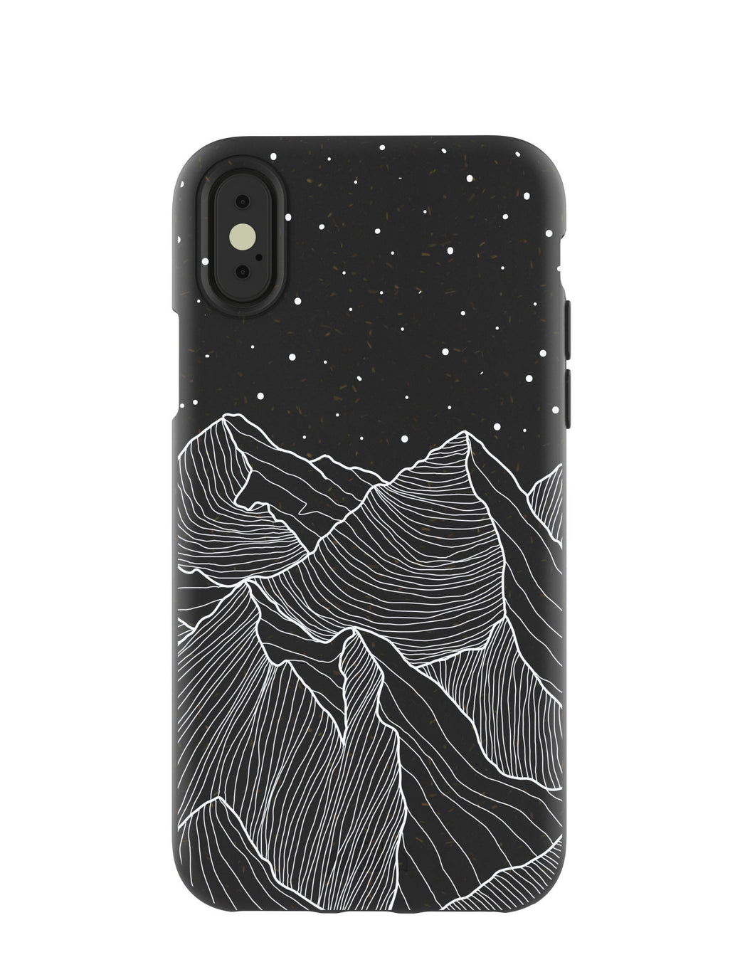Black Night Panorama iPhone X Case