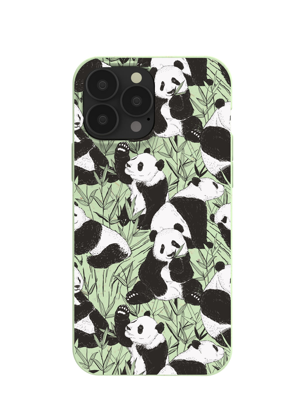 Sage Green Pandamonium iPhone 13 Pro Max Case