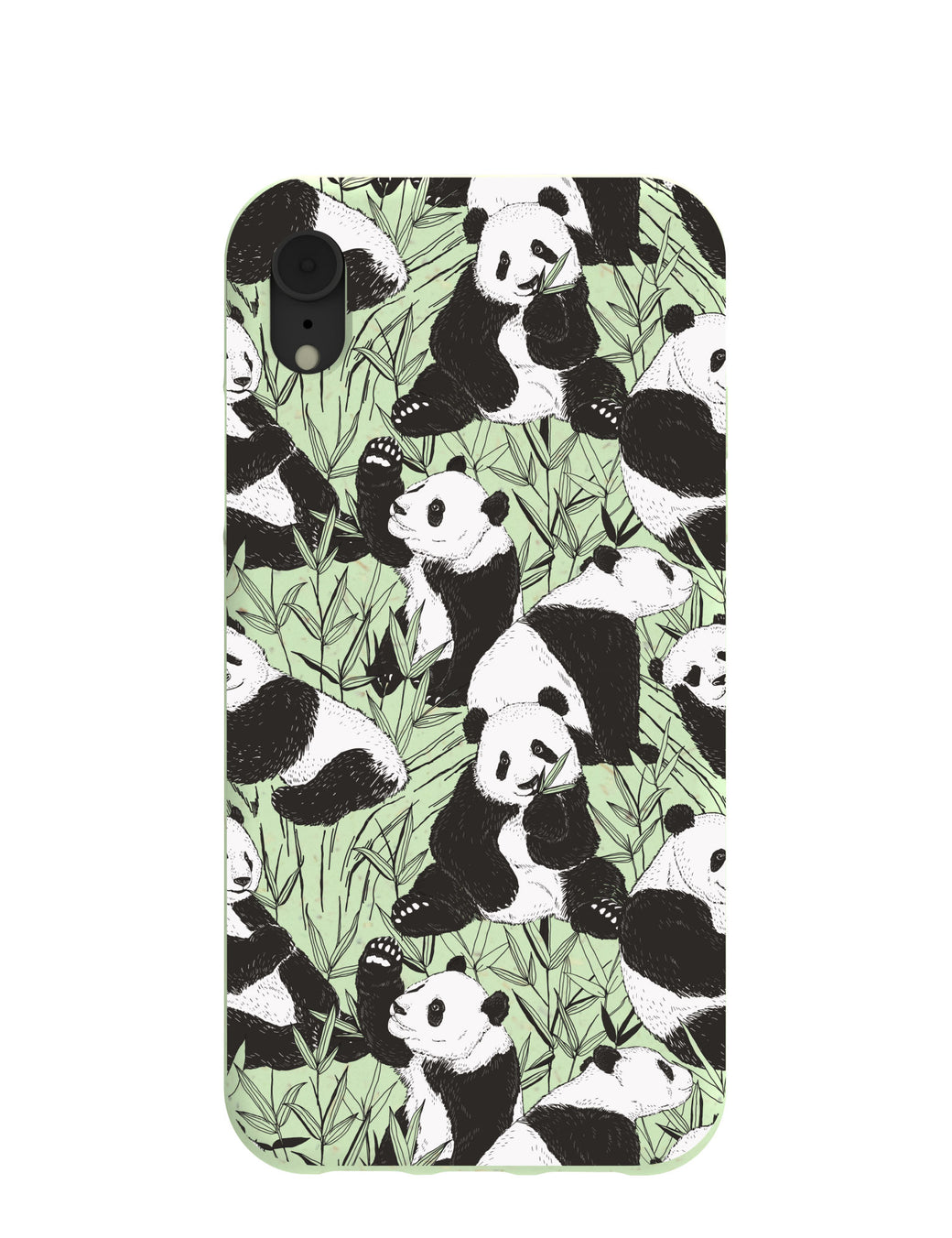 Sage Green Pandamonium iPhone XR Case