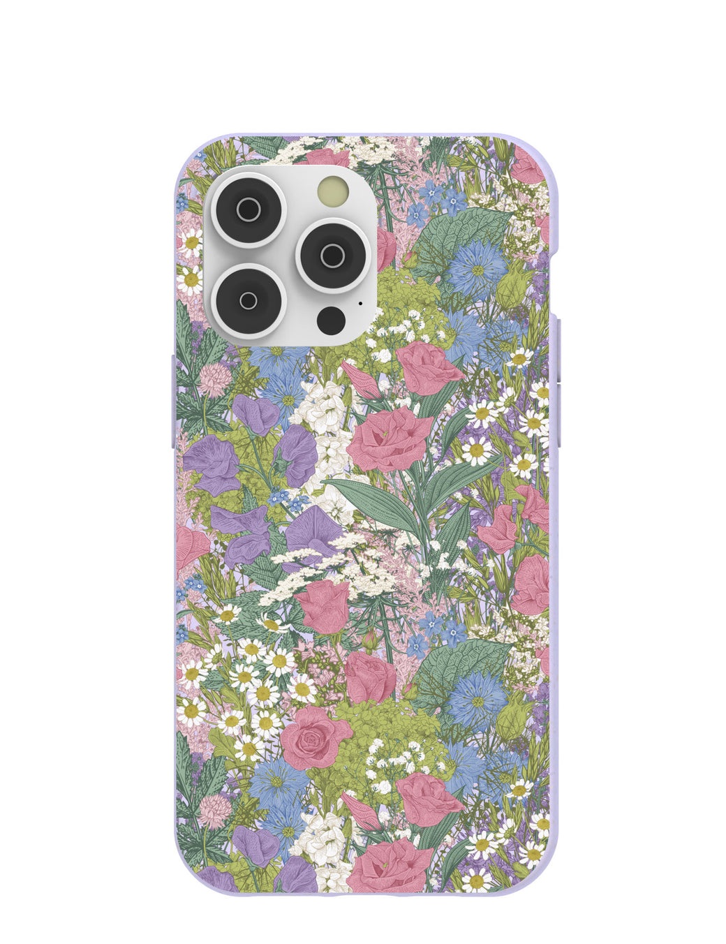 Lavender Pastel fields iPhone 14 Pro Max Case with MagSafe Module
