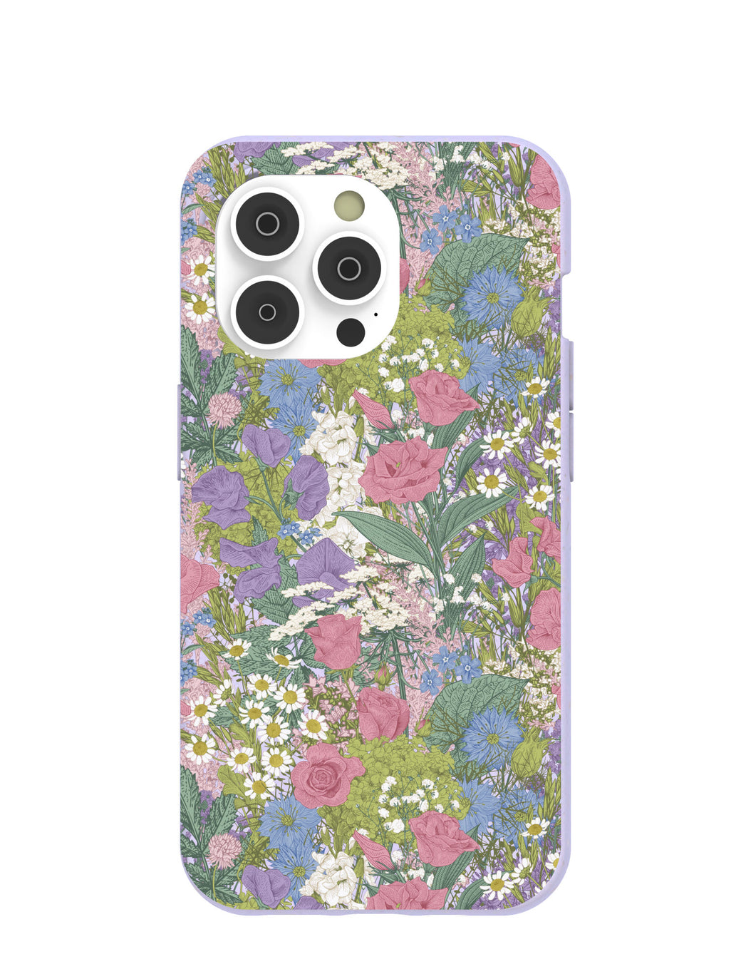 Lavender Pastel fields iPhone 14 Pro Case with MagSafe Module