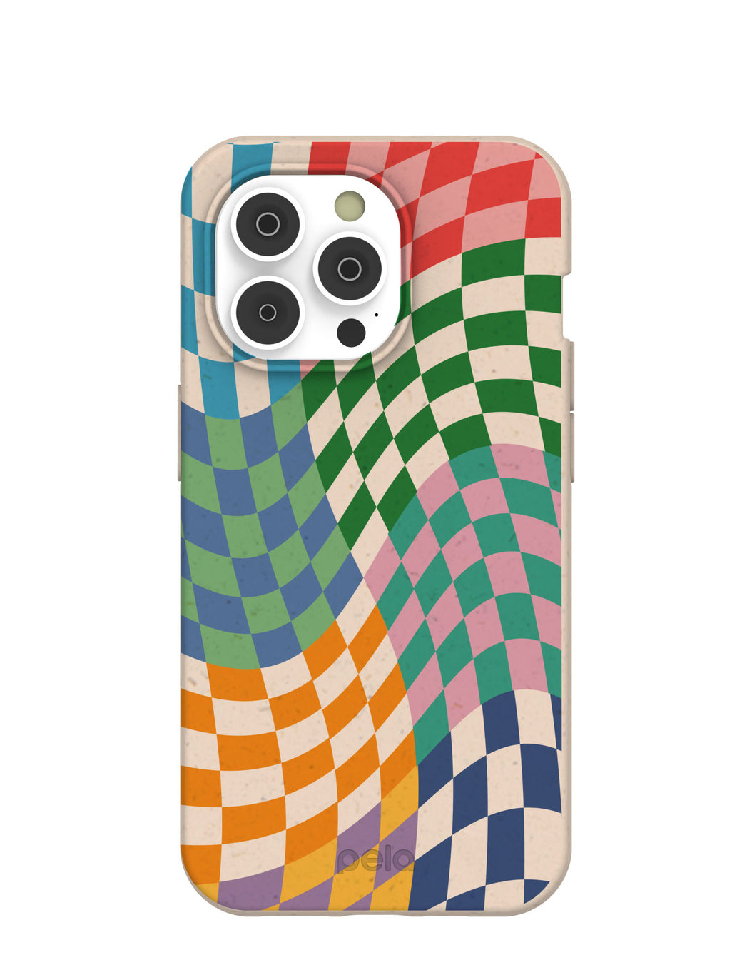 Seashell Patchwork iPhone 14 Pro Case with MagSafe Module