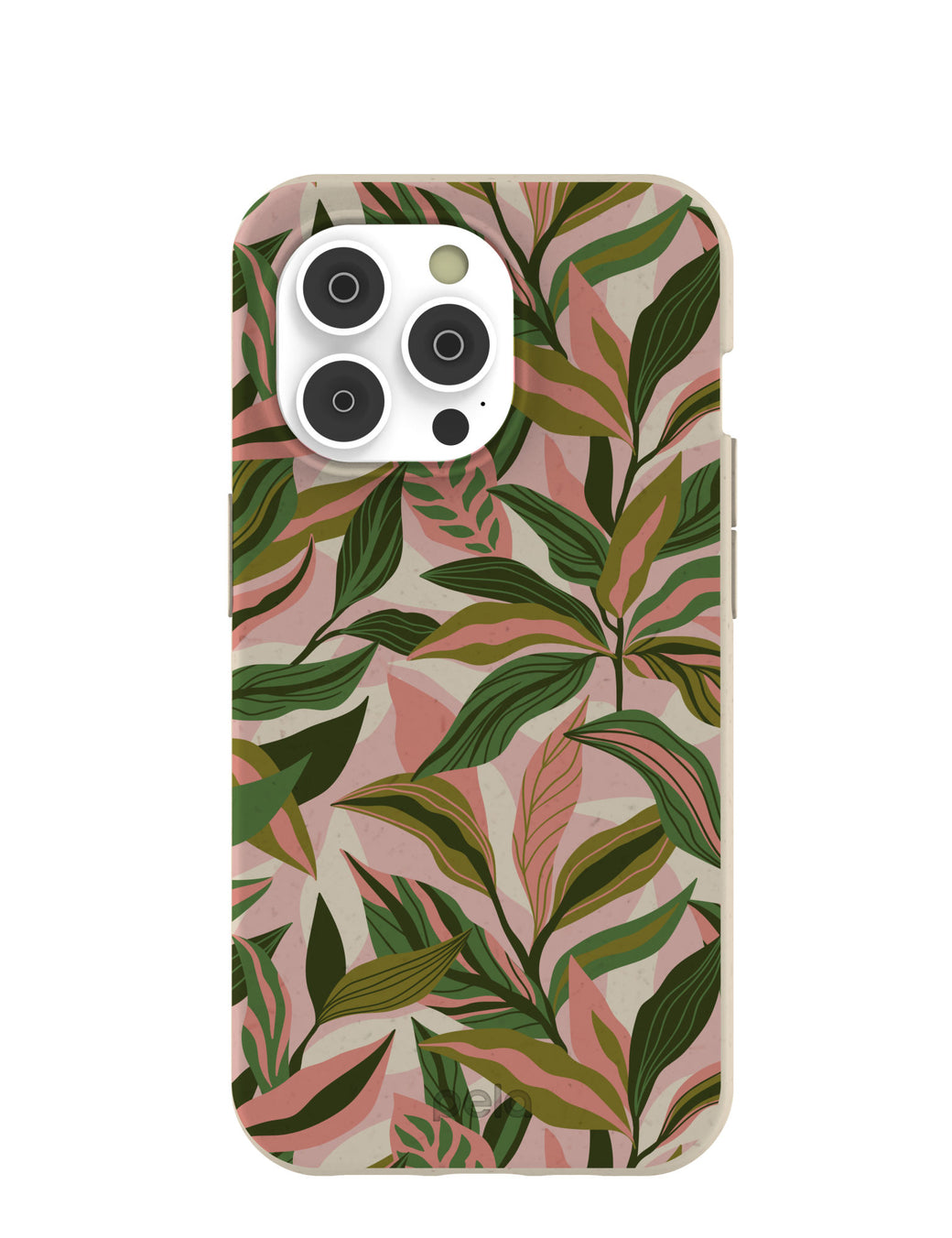 London Fog Pink Botanics iPhone 14 Pro Case with MagSafe Module