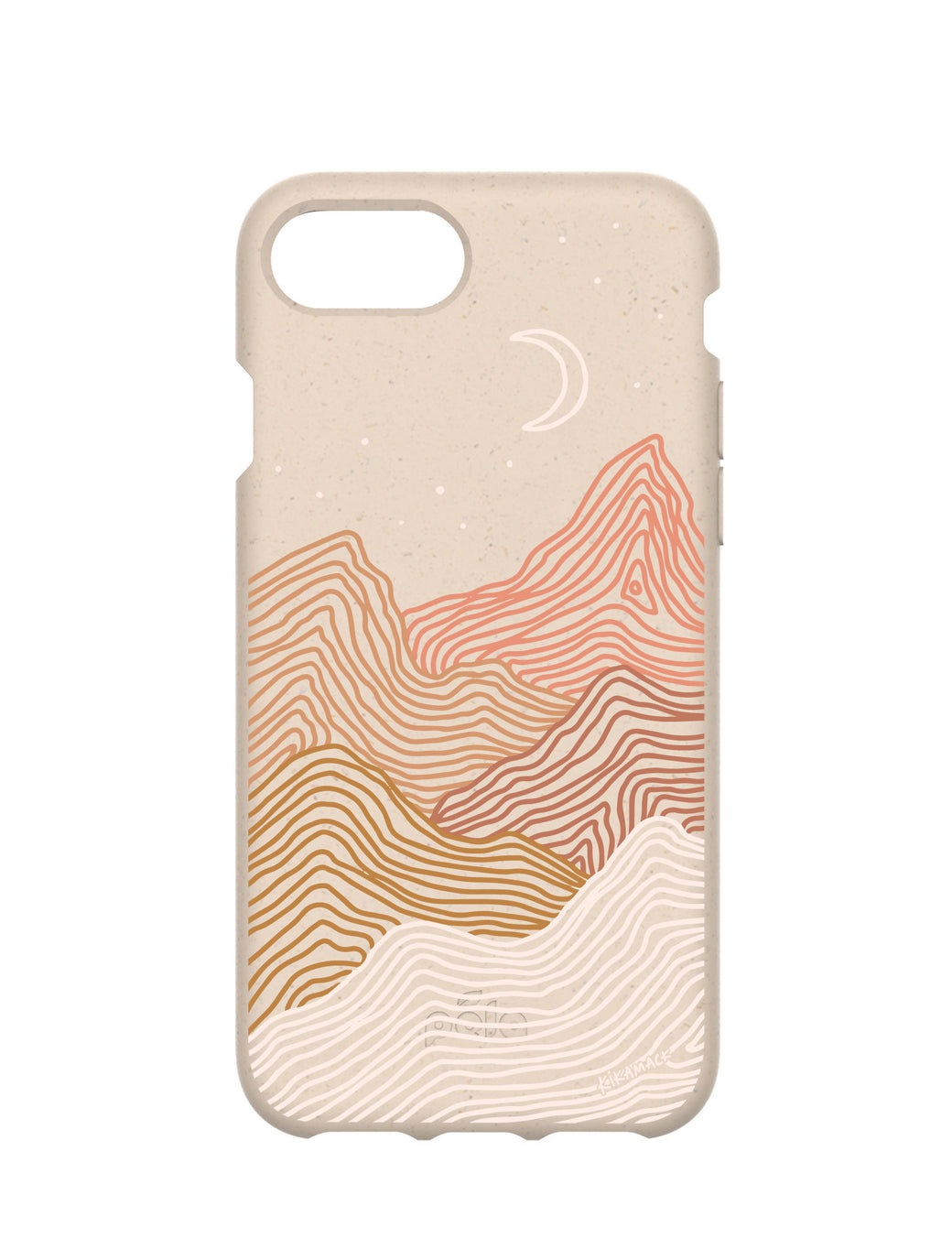 Seashell Pink Peaks iPhone 6/6s/7/8/SE Case