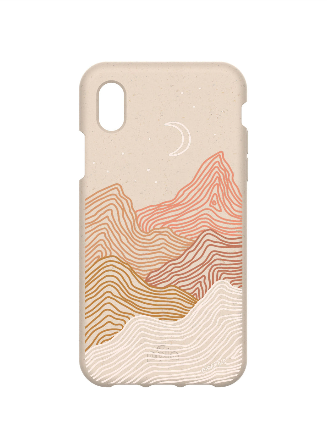 Seashell Pink Peaks iPhone XR Case