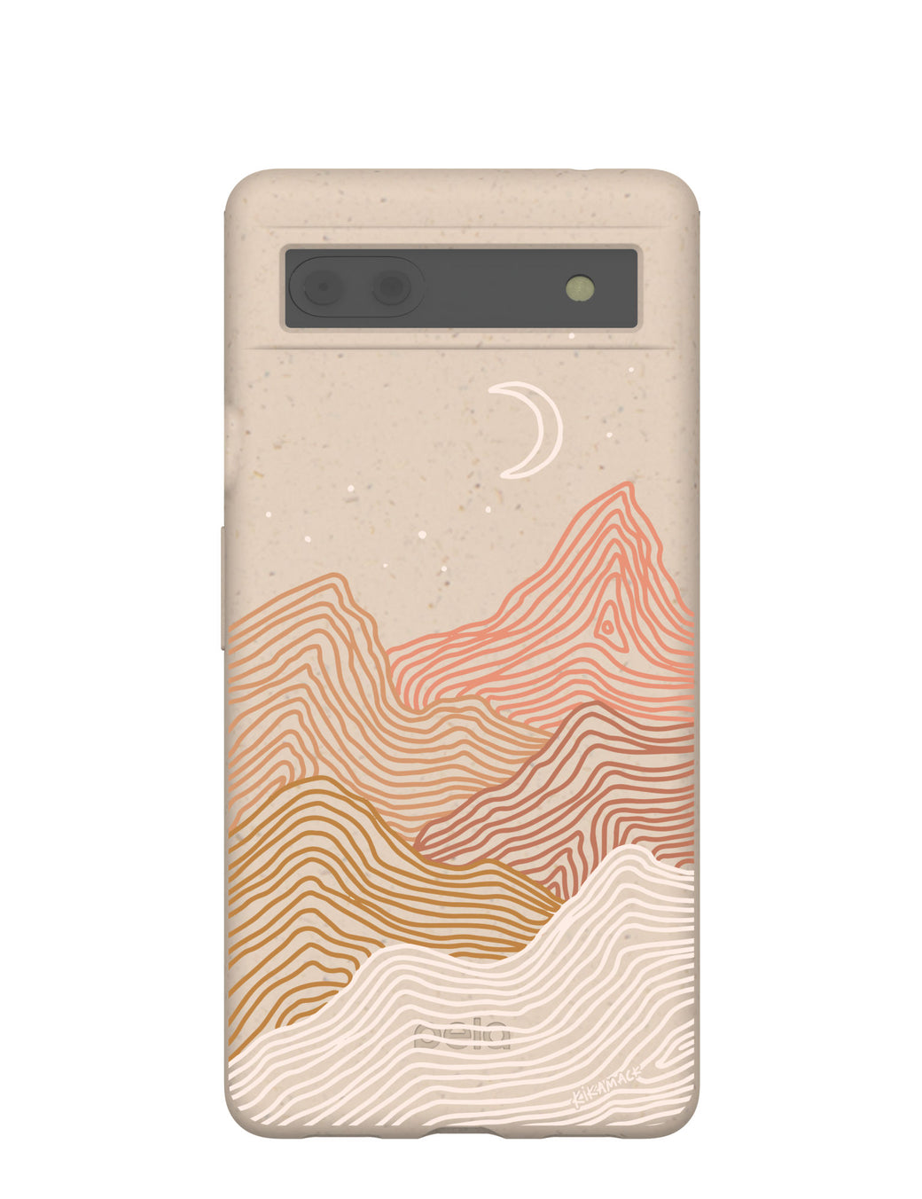 Seashell Pink Peaks Google Pixel 6a Case