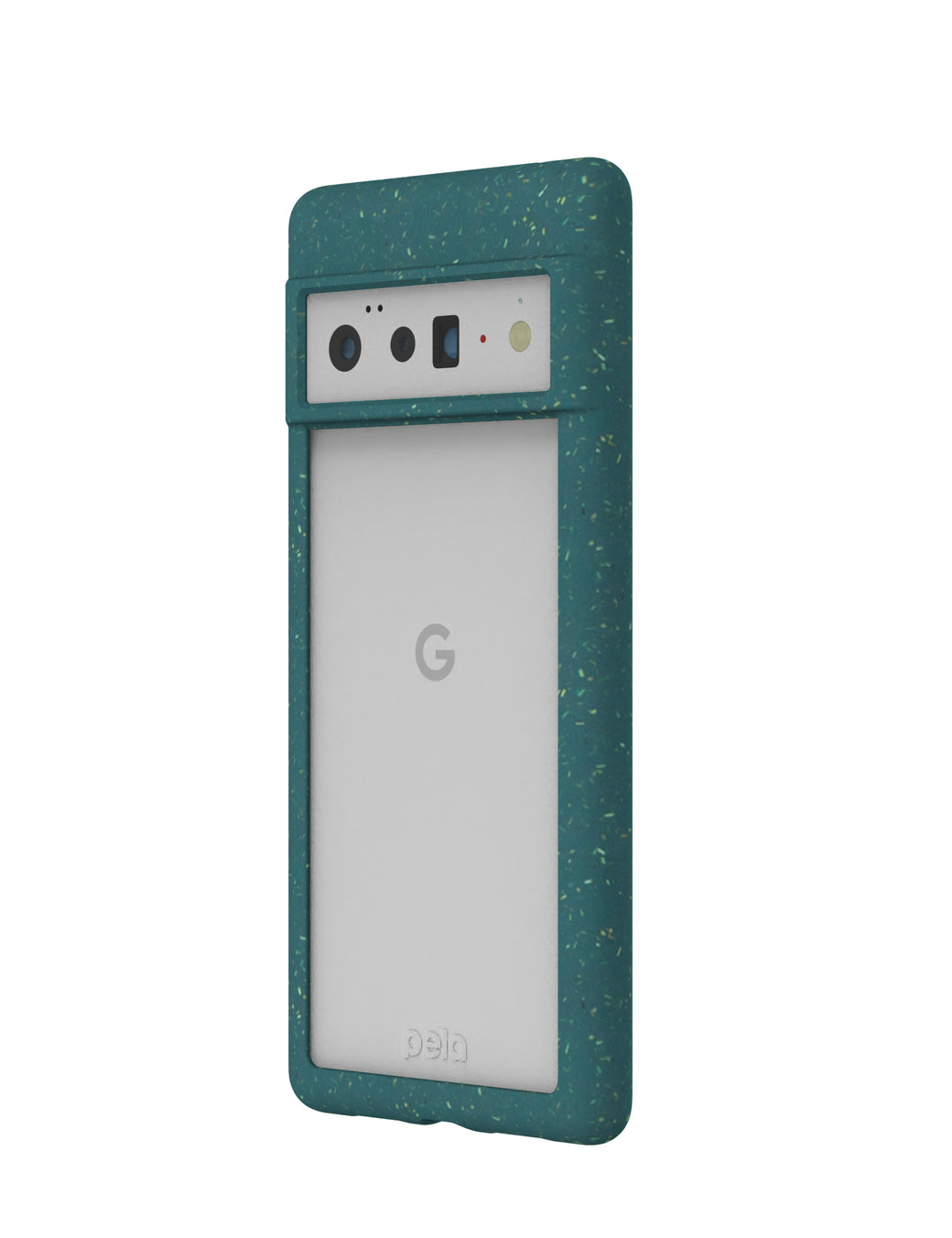 Clear Google Pixel 6 Pro Case with Green Ridge