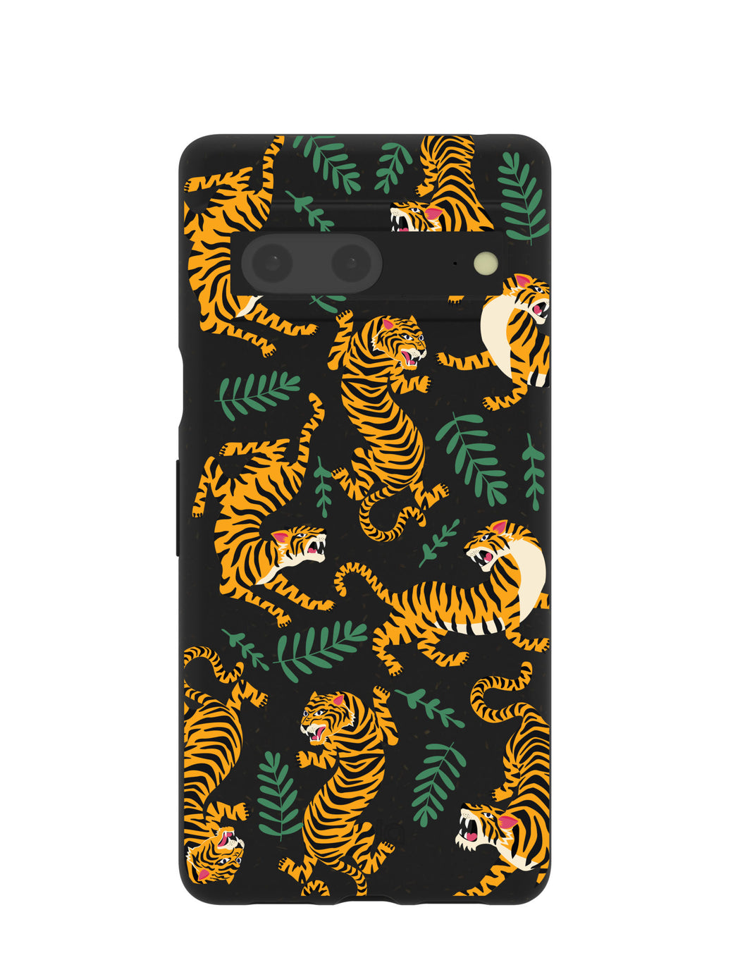 Black Playful Tigers Google Pixel 7 Case