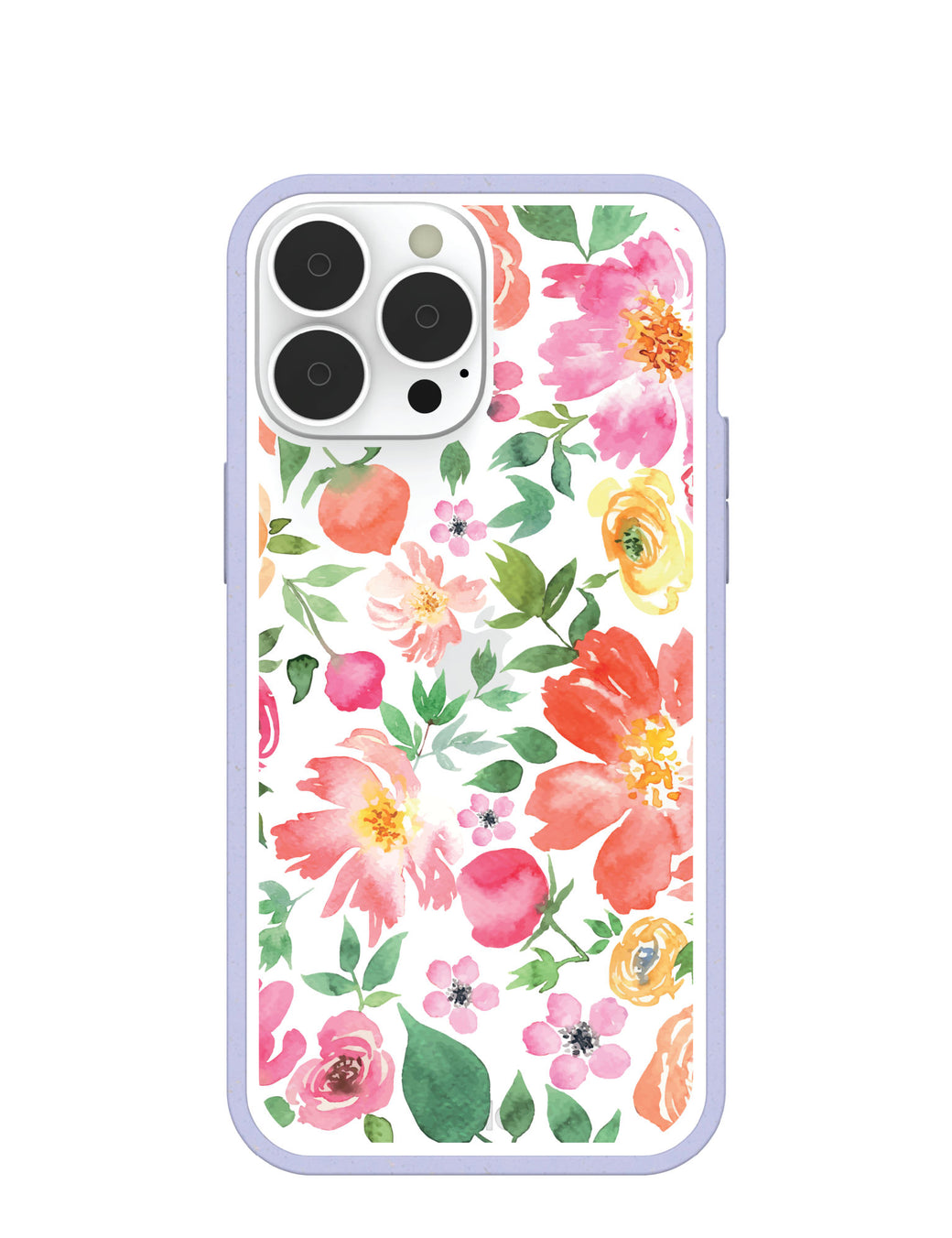 Clear Prairie Florals iPhone 13 Pro Max Case With Lavender Ridge