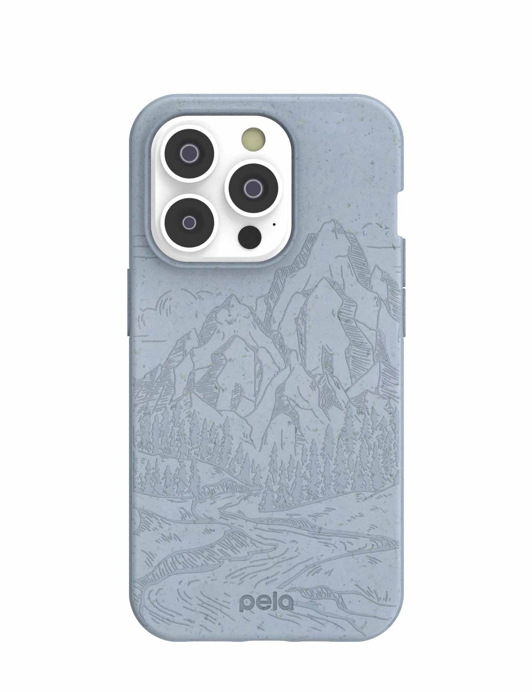 Powder Blue Rockies iPhone 14 Pro Case with MagSafe Module