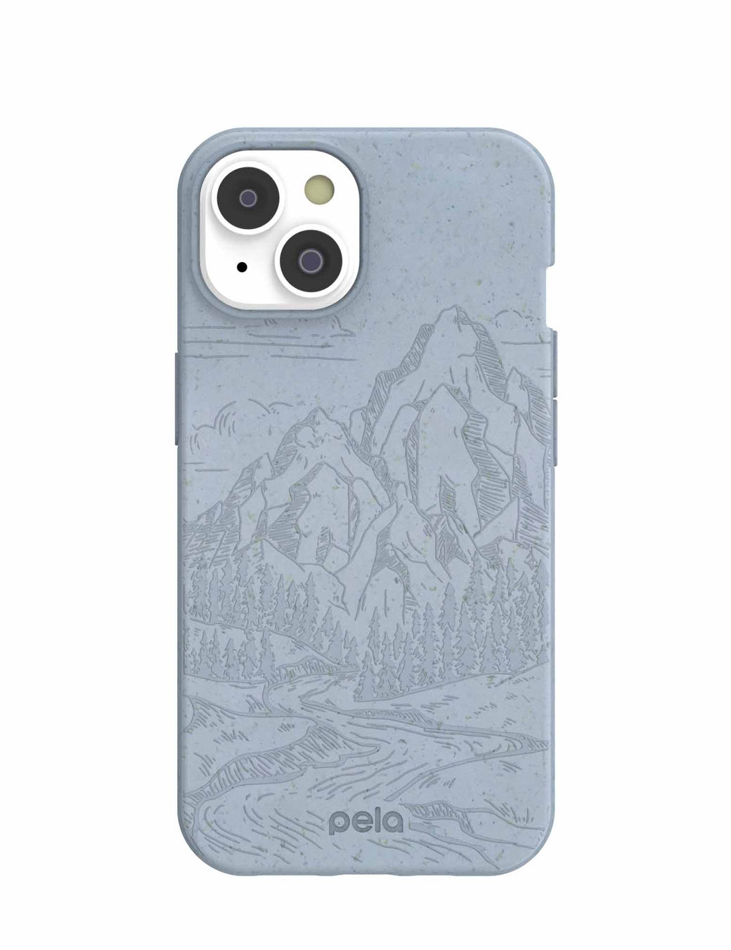 Powder Blue Rockies iPhone 14 Case with MagSafe Module