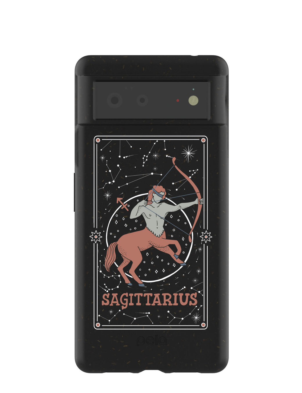 Black Sagittarius Google Pixel 6 Case