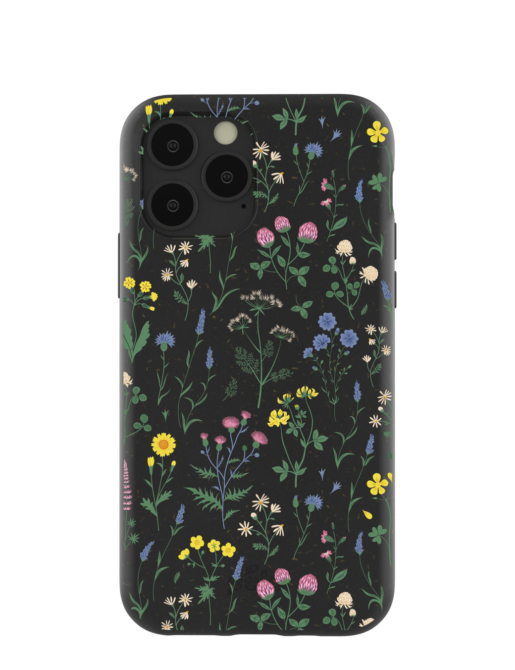 Black Shadow Blooms iPhone 11 Pro Case