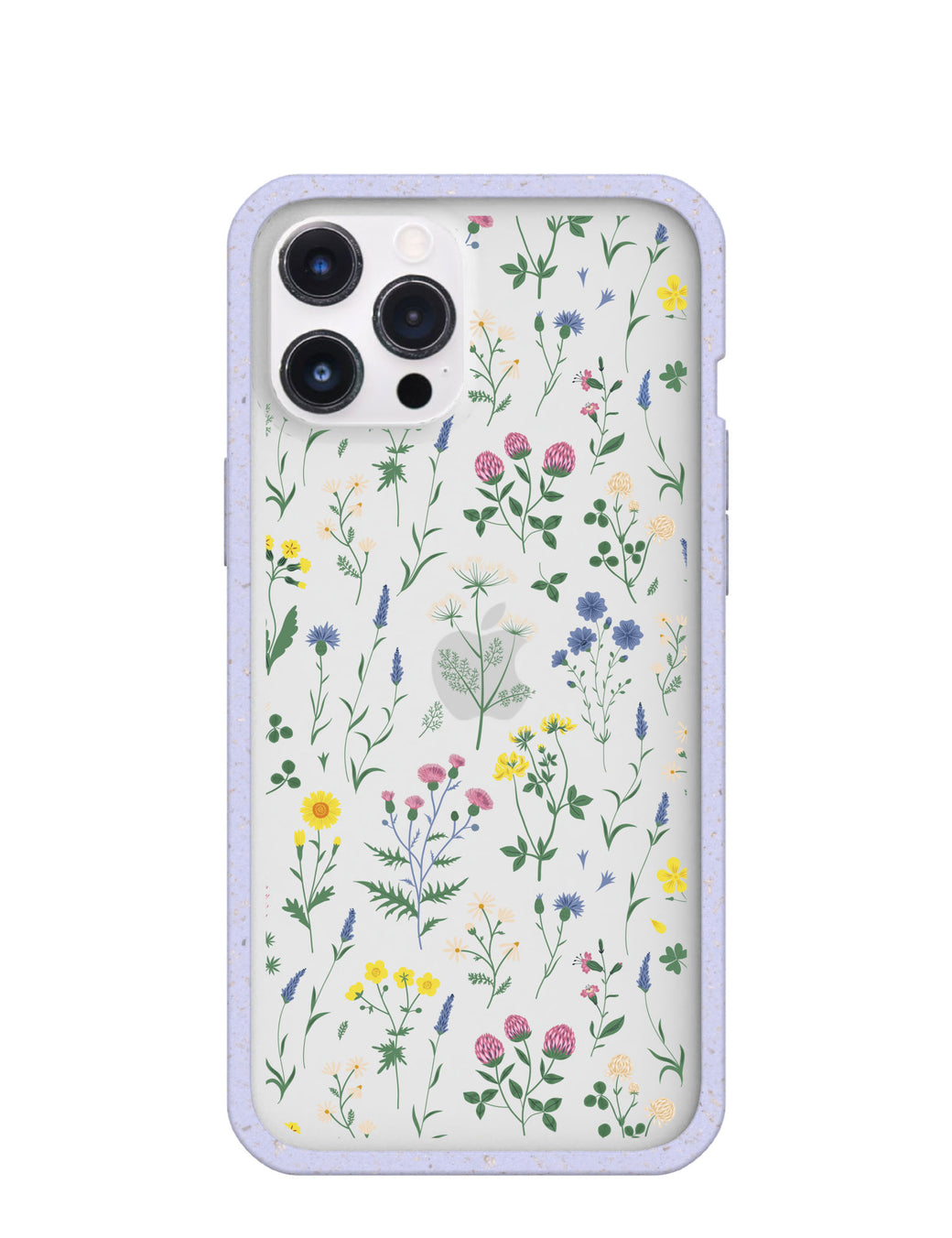 Clear Shadow Blooms iPhone 12 Pro Max Case With Lavender Ridge