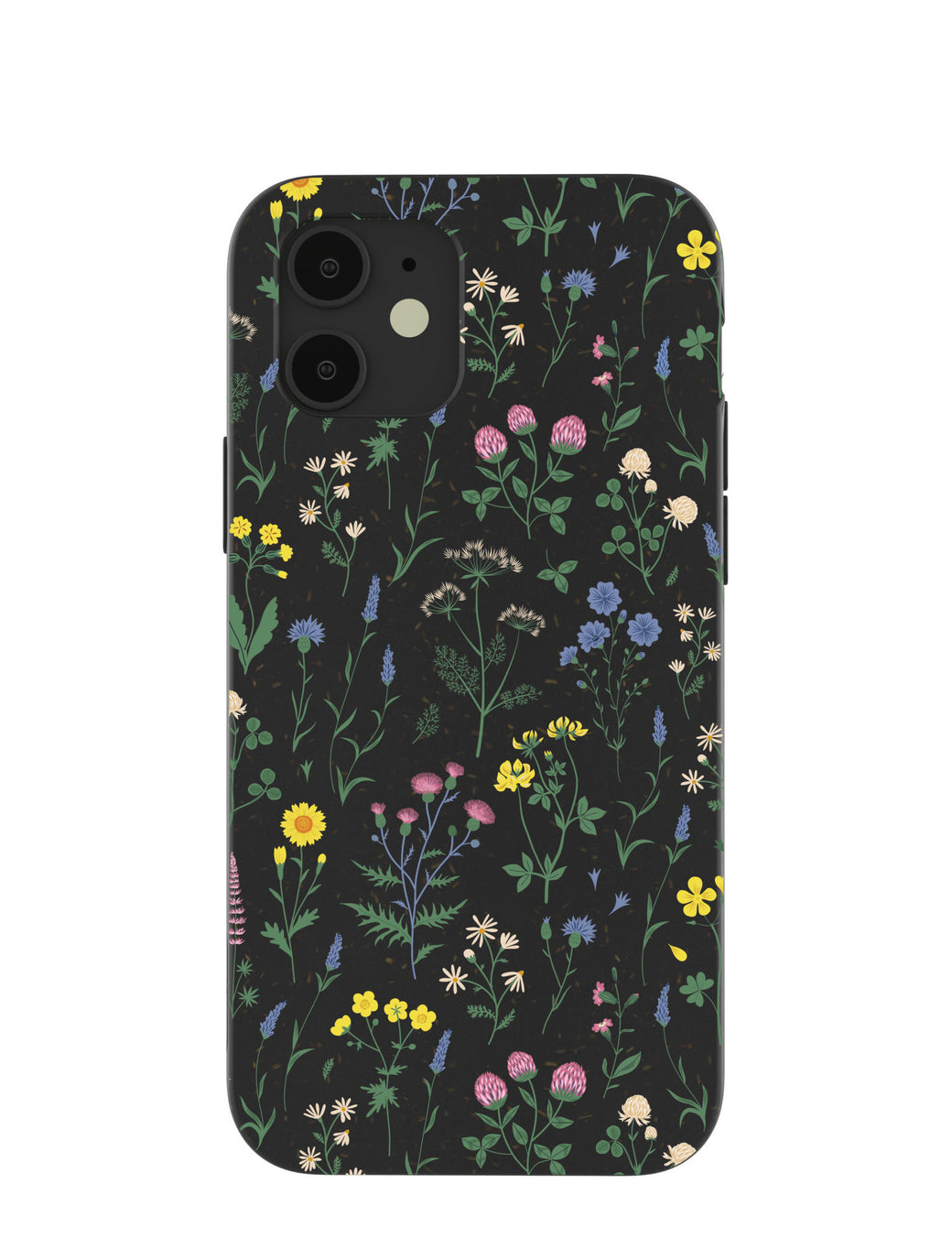 Black Shadow Blooms iPhone 12/ iPhone 12 Pro Case