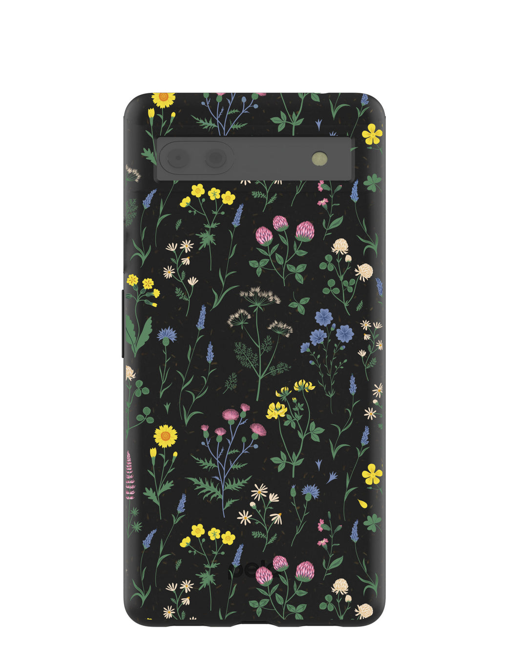 Black Shadow Blooms Google Pixel 6a Case