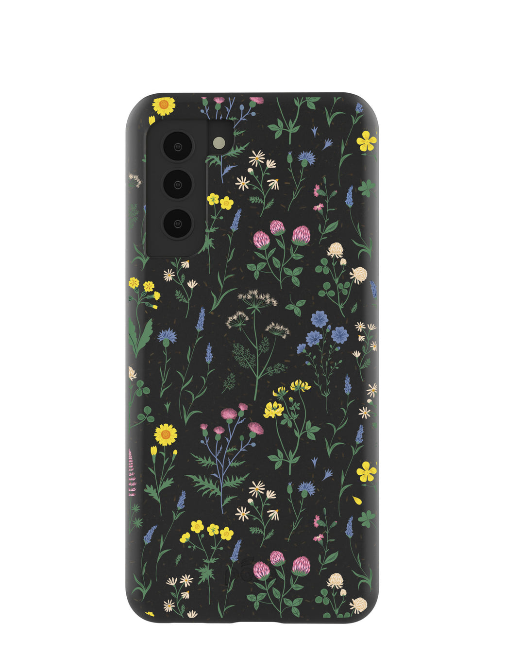 Black Shadow Blooms Samsung Galaxy S21 Case