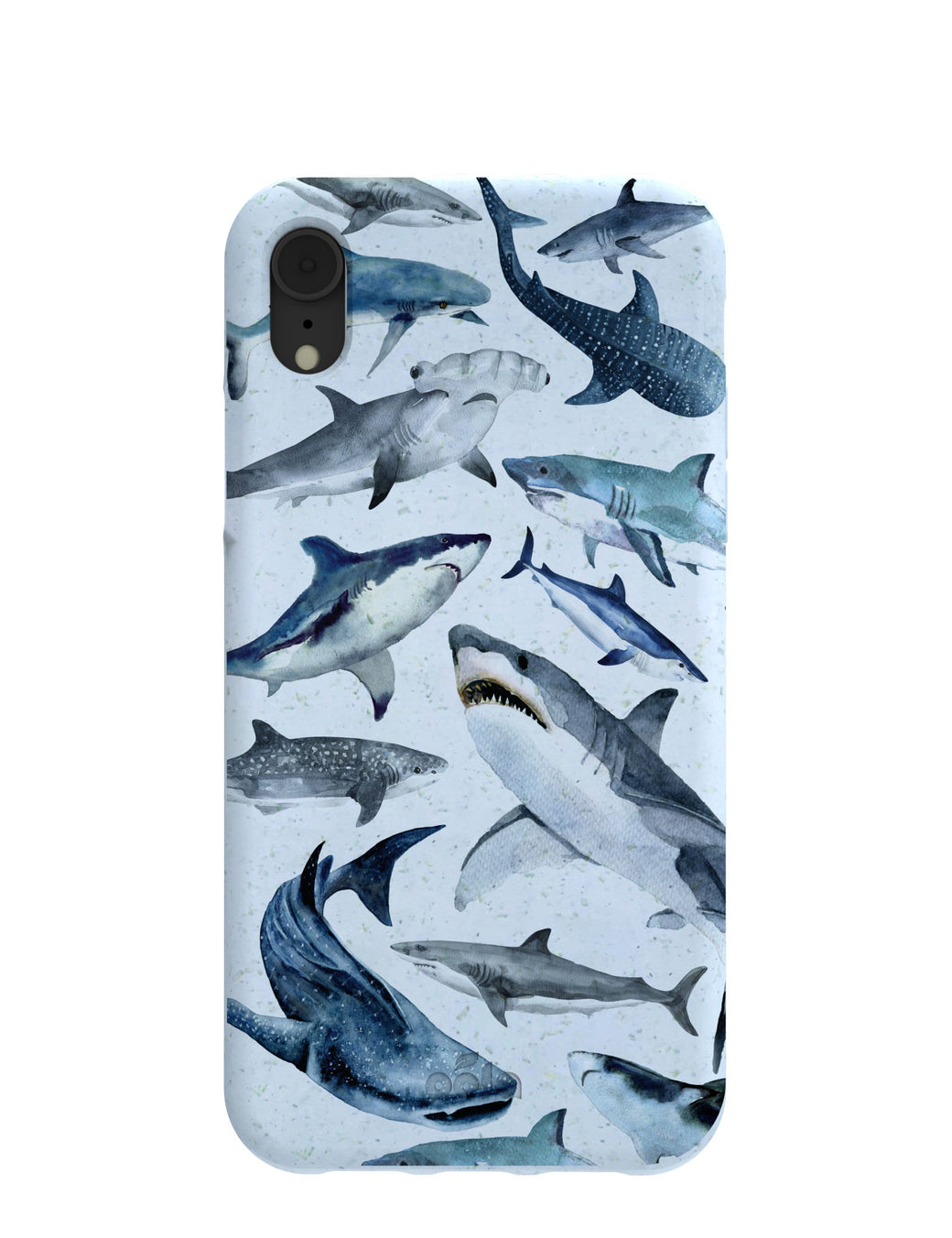 Powder Blue Sharks iPhone XR Case