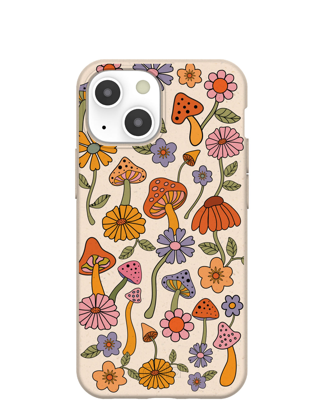 Seashell Shrooms and Blooms iPhone 13 Mini Case