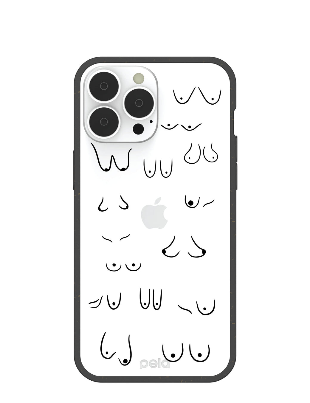 Clear Sister iPhone 13 Pro Max Case With Black Ridge