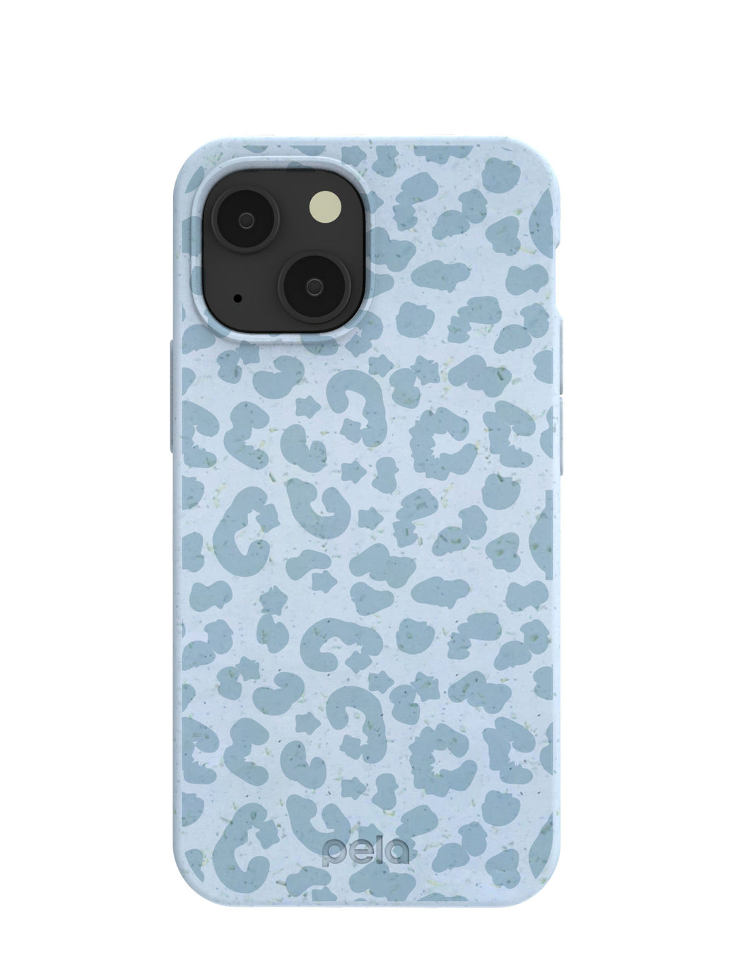 Powder Blue Sky Leopard iPhone 13 Mini Case