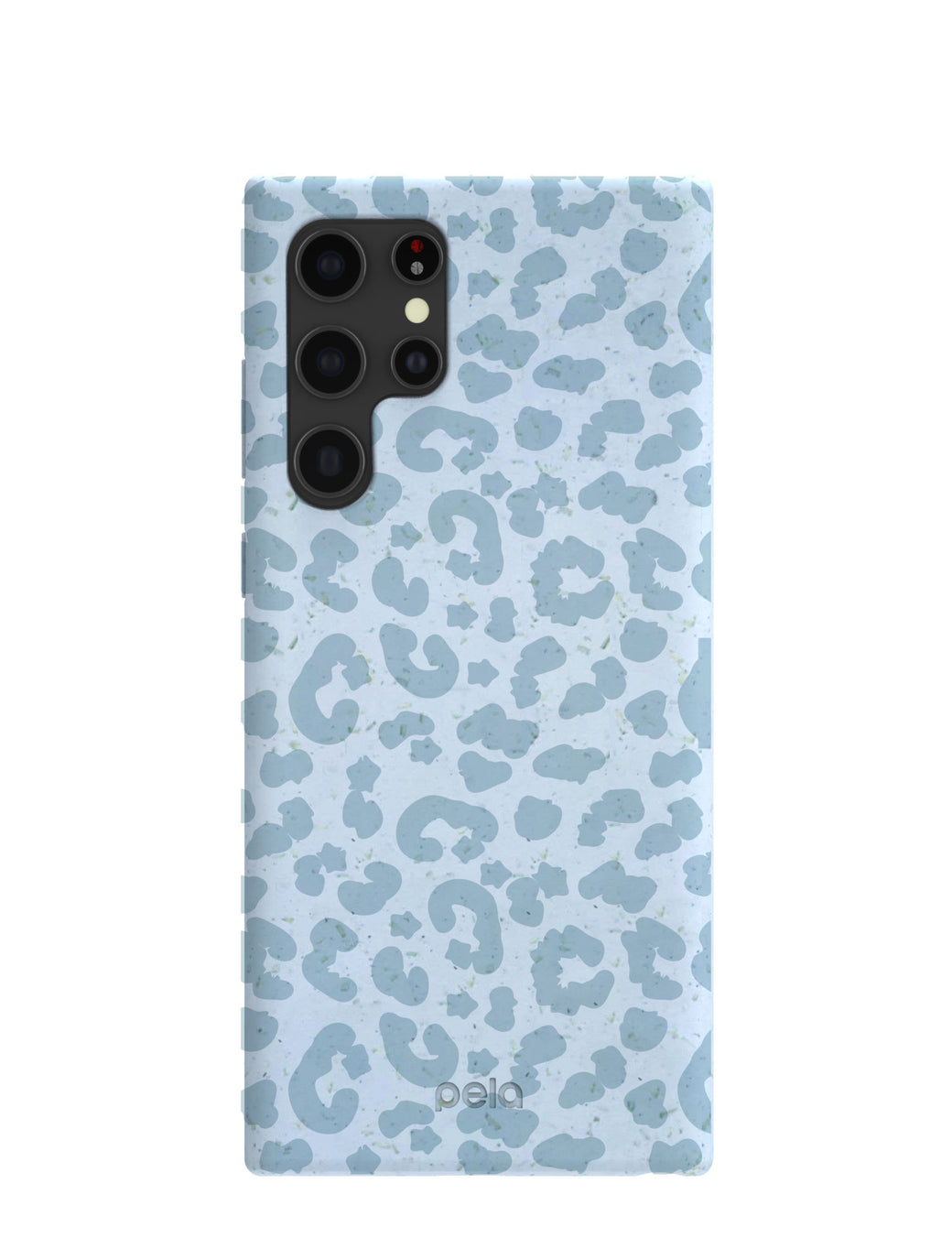 Powder Blue Sky Leopard Samsung Galaxy S22 Ultra Case