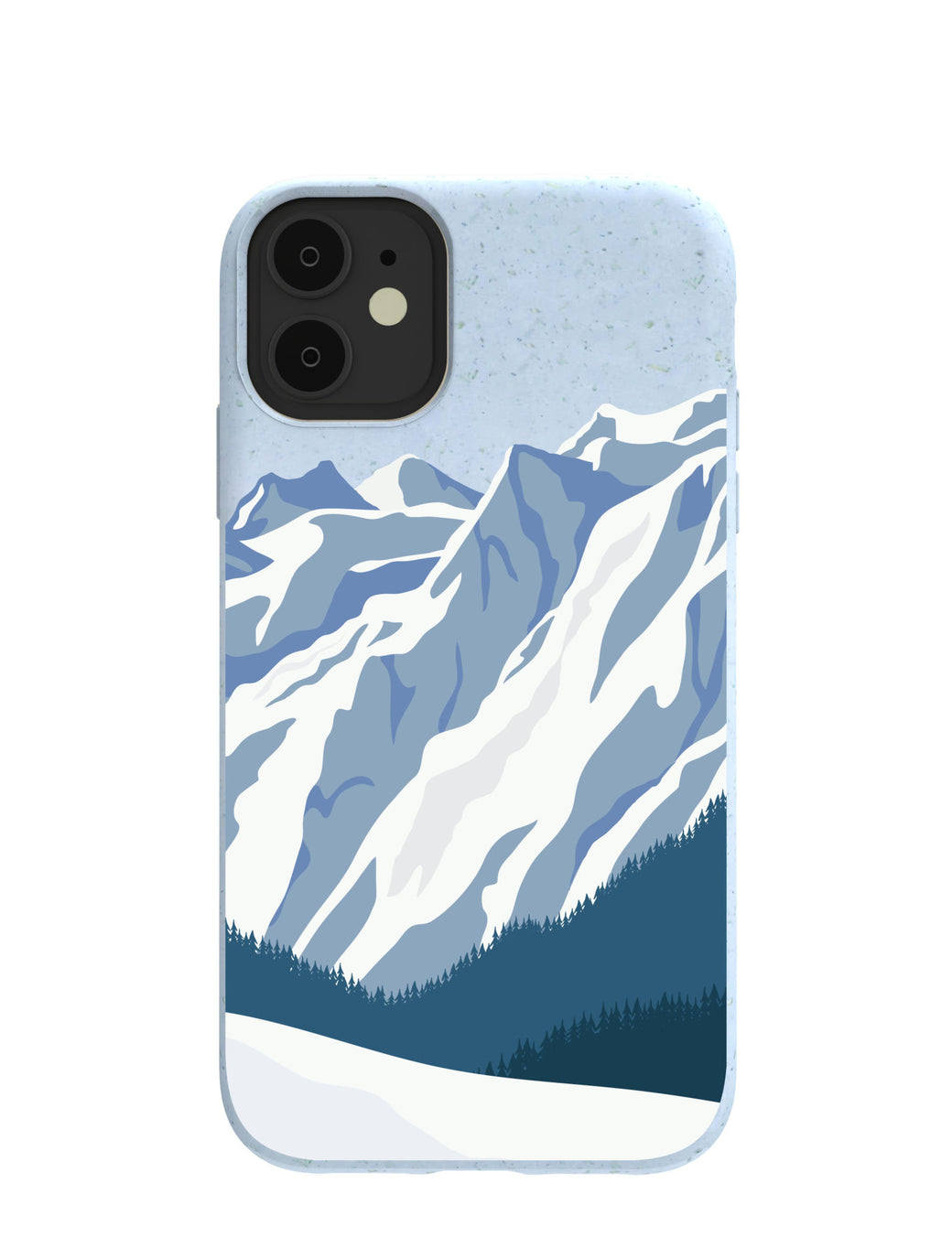 Powder Blue Slopes Calling iPhone 11 Case