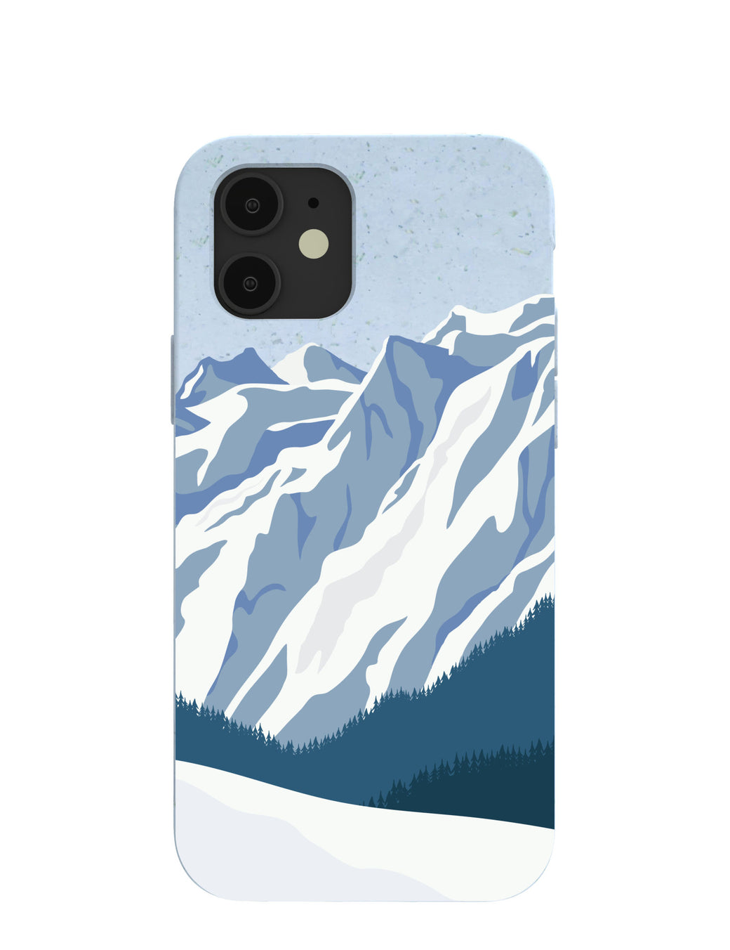 Powder Blue Slopes Calling iPhone 12/ iPhone 12 Pro Case