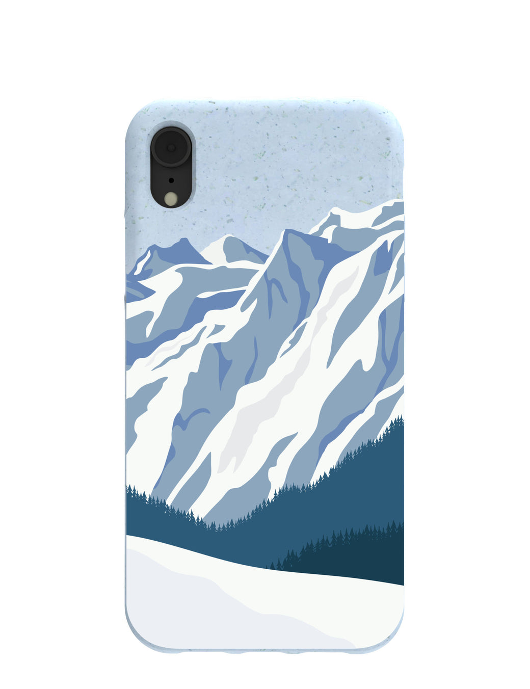 Powder Blue Slopes Calling iPhone XR Case