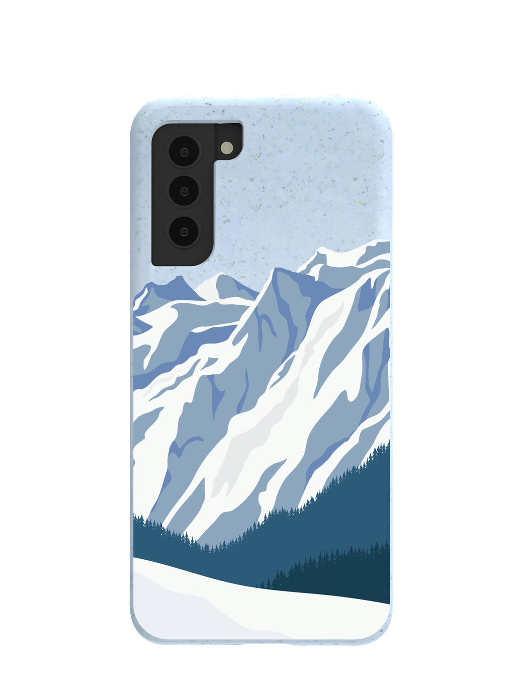 Powder Blue Slopes Calling Samsung Galaxy S21 Case