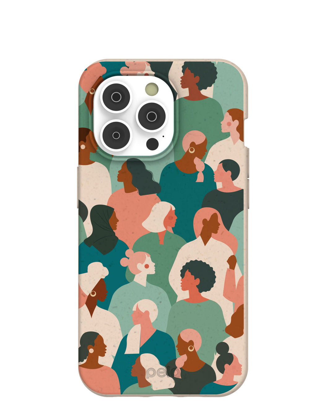 Seashell Solidarity iPhone 14 Pro Case with MagSafe Module