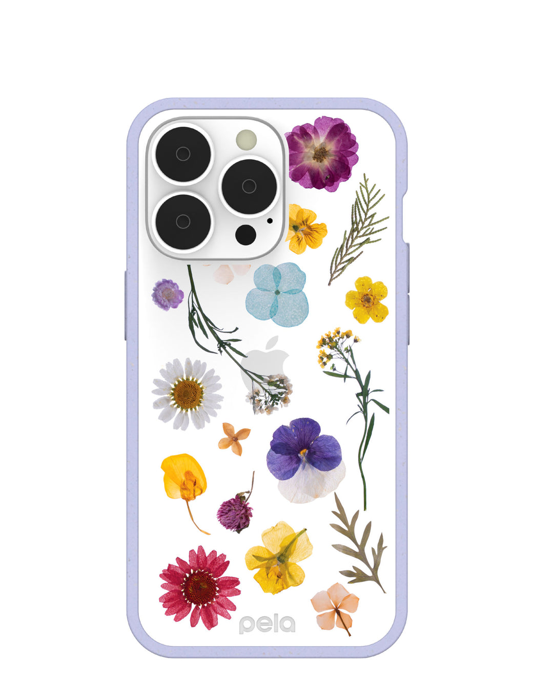 Clear Springtime iPhone 13 Pro Case With Lavender Ridge