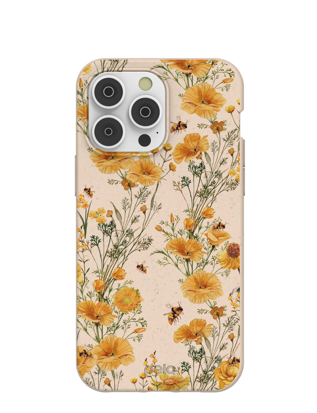 Seashell Vintage Bee iPhone 14 Pro Max Case with MagSafe Module