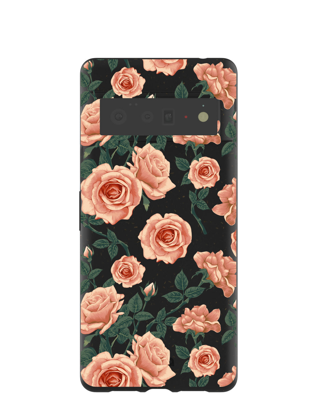 Black Vintage roses Google Pixel 6 Pro Case