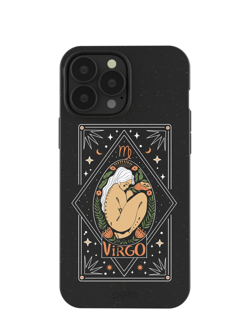 Black Virgo iPhone 13 Pro Max Case