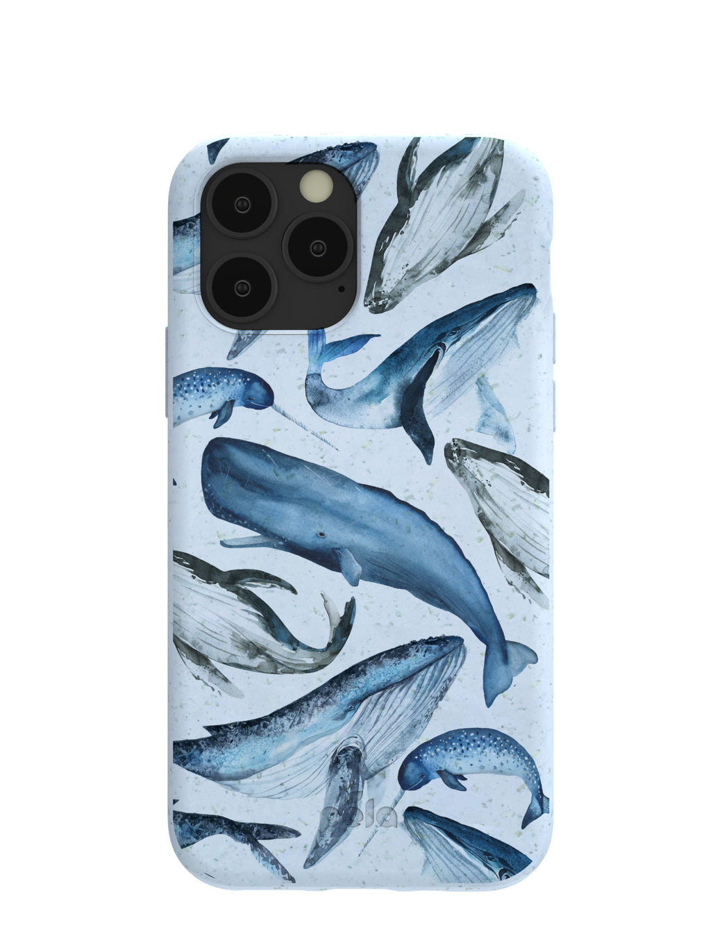 Powder Blue Whales iPhone 11 Pro Case